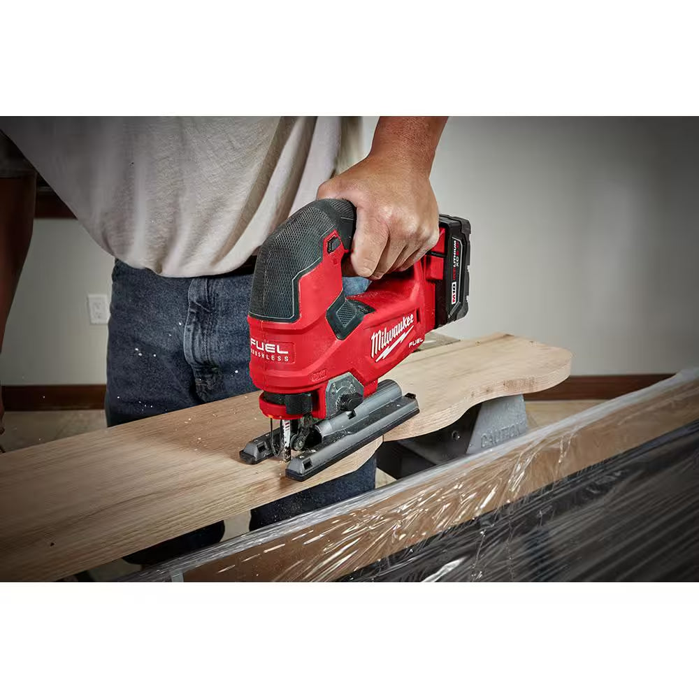 M18 FUEL 18V Lithium-Ion Brushless Cordless Compact Router and Jig Saw 2-Tool Set (Tool-Only)