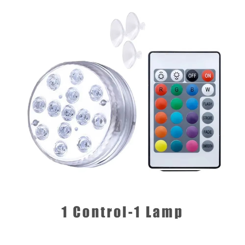 13-LED Submersible Light – Light Up Water, Elevate the Mood