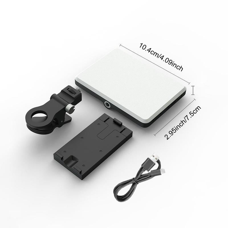 Portable Rechargeable LED Clip-On Selfie Light