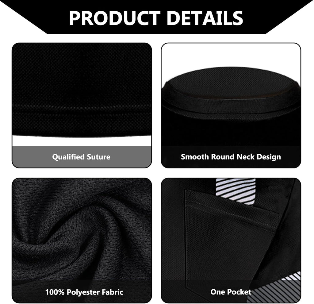 Hi Vis Safety T Shirts for Men Reflective High Visibility Short Sleeves Work Shirt