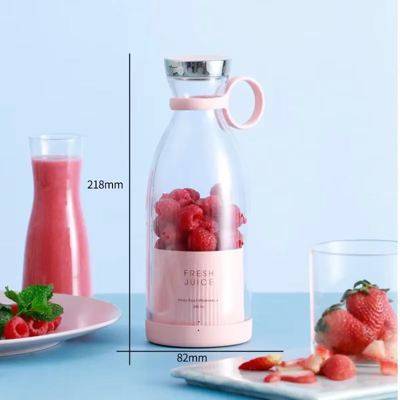 Portable Mini Fruit Blender– Fresh Smoothies Anytime, Anywhere