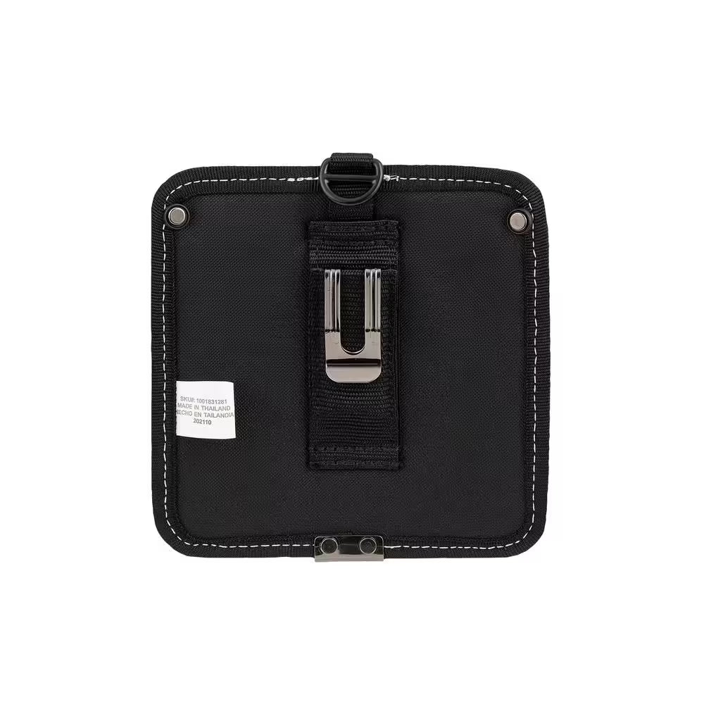 2 In. Quick Release Work Tool Belt with 7 In. 3-Pocket Clip on Tool Belt Pouch