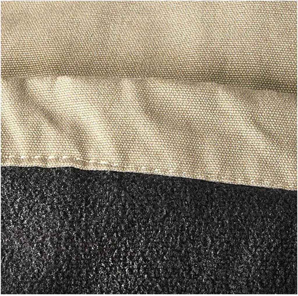 Fleece-Lined Flex Canvas Cargo Pants for Men, Relaxed Fit Work Pant with Pockets