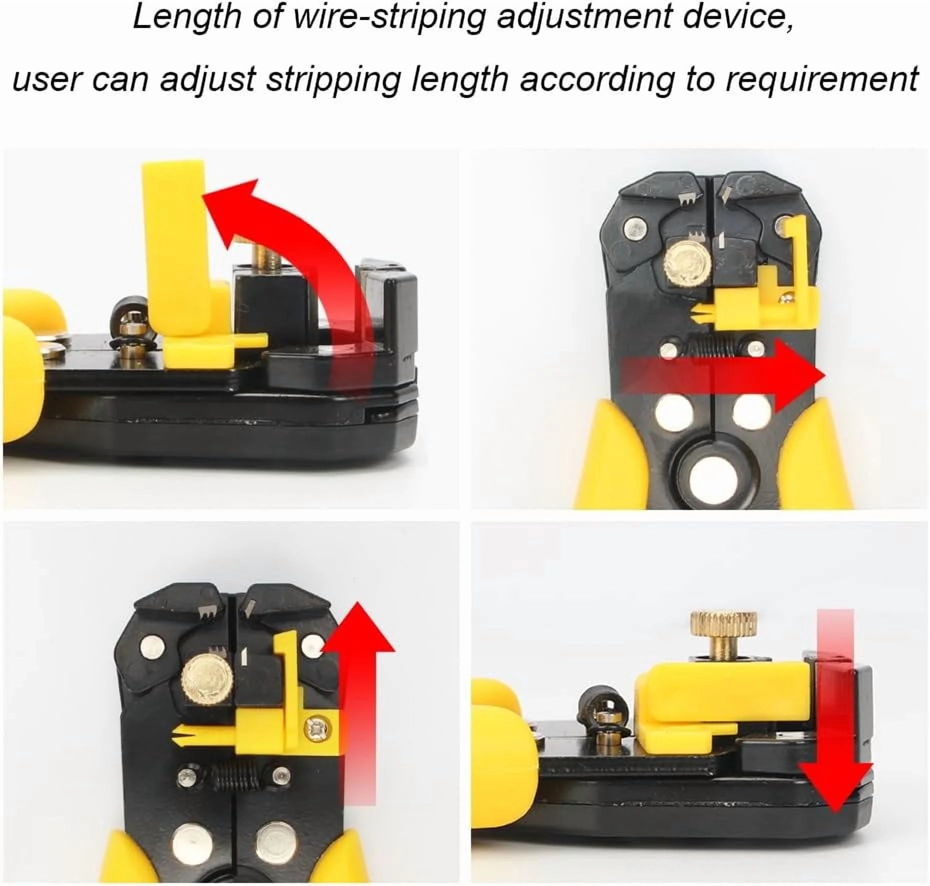 5-In-1 Professional Multifunctional Wire Stripper/Crimping Tool, Wire Cutter, Wire Crimping Tool, Wire Stripper, Wiring Tool and Multi-Function Hand Tool.