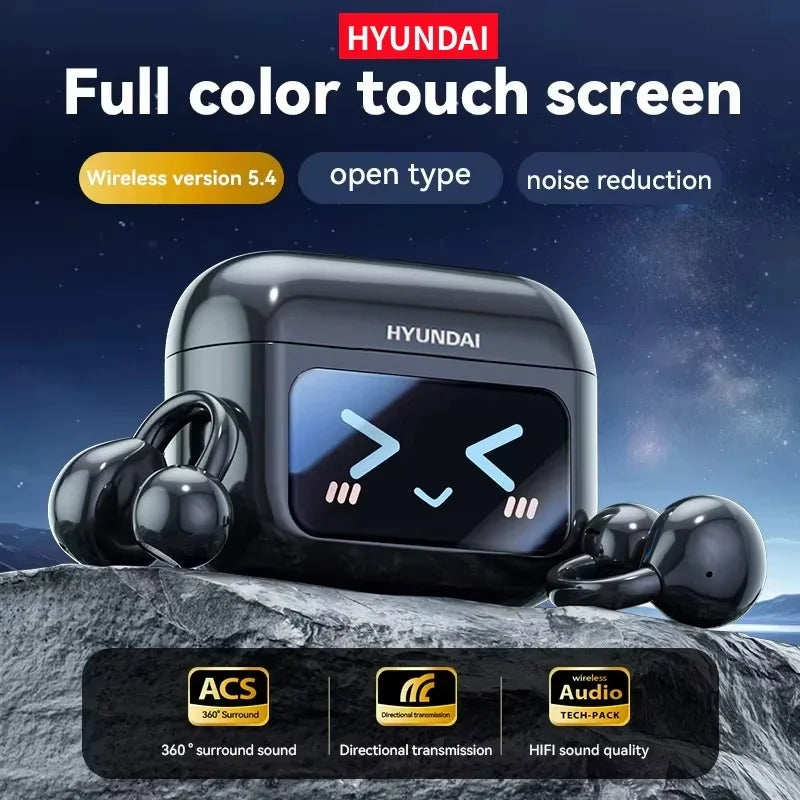 EchoGrip™ M100 ENC Ear Clip Earphones – Style, Sound, and Smart Control