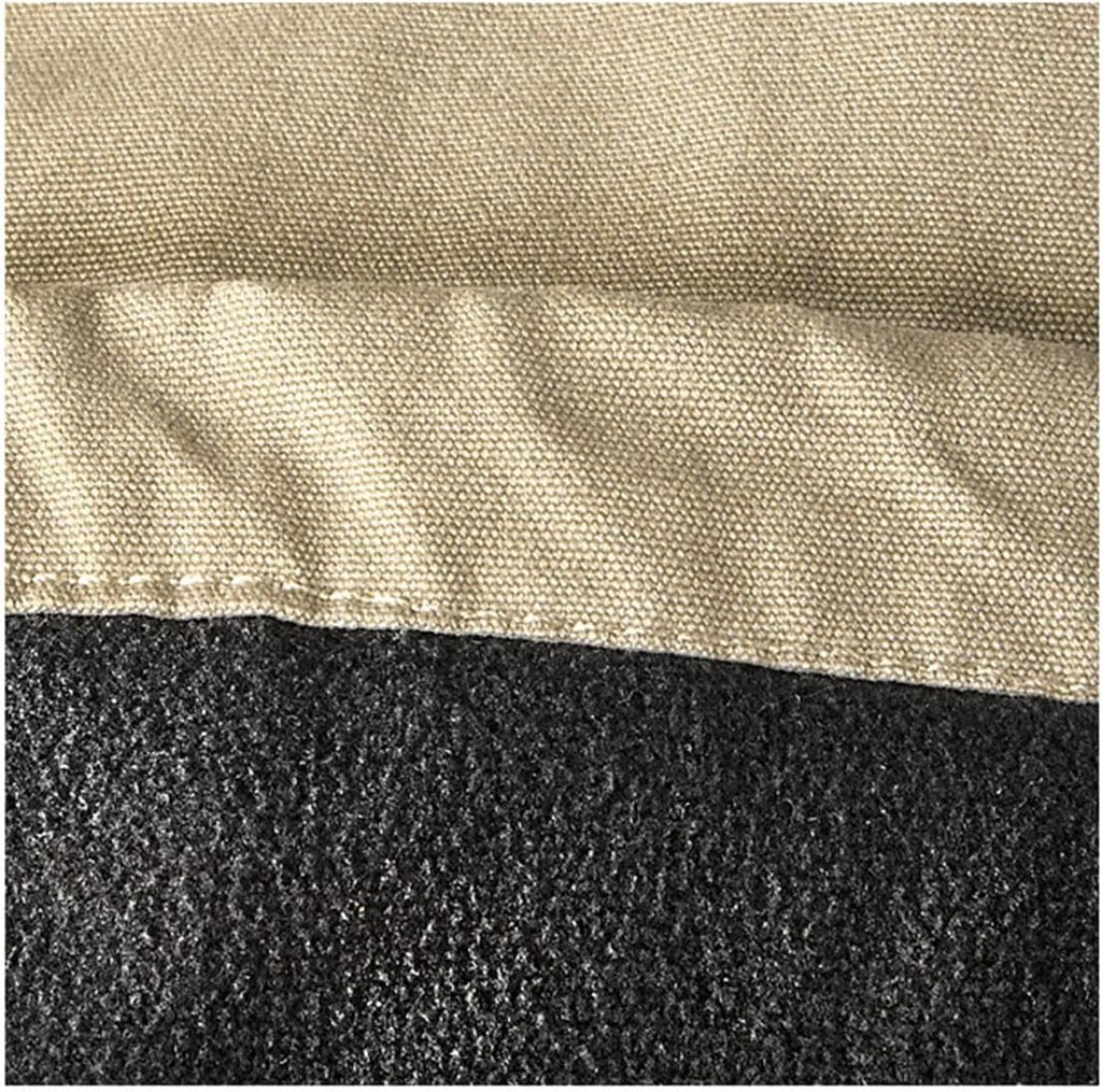 Fleece-Lined Flex Canvas Cargo Pants for Men, Relaxed Fit Work Pant with Pockets